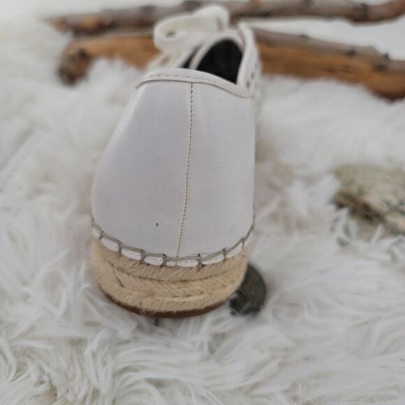 Nine west gigantic white espadrille sneakers - Picture 4 of 9